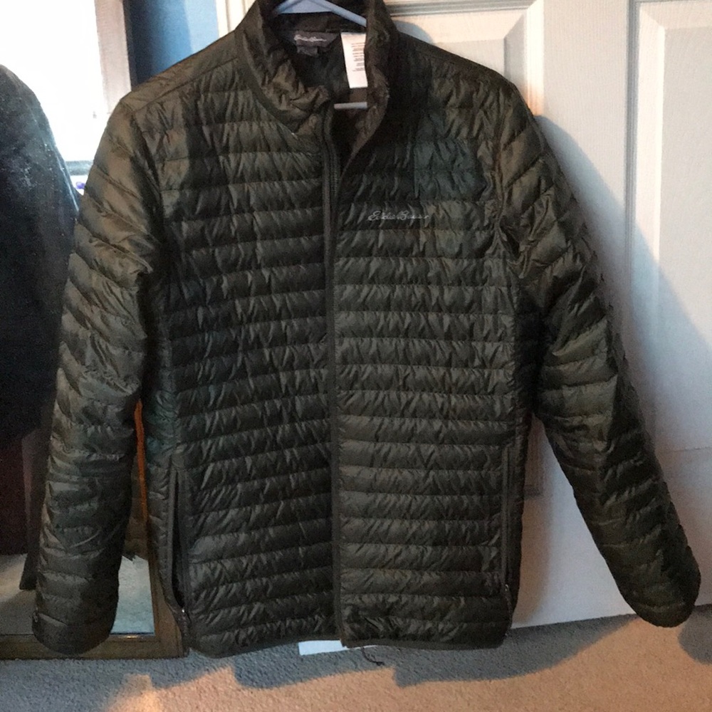 Packable Green Eddie Bauer Down Jacket